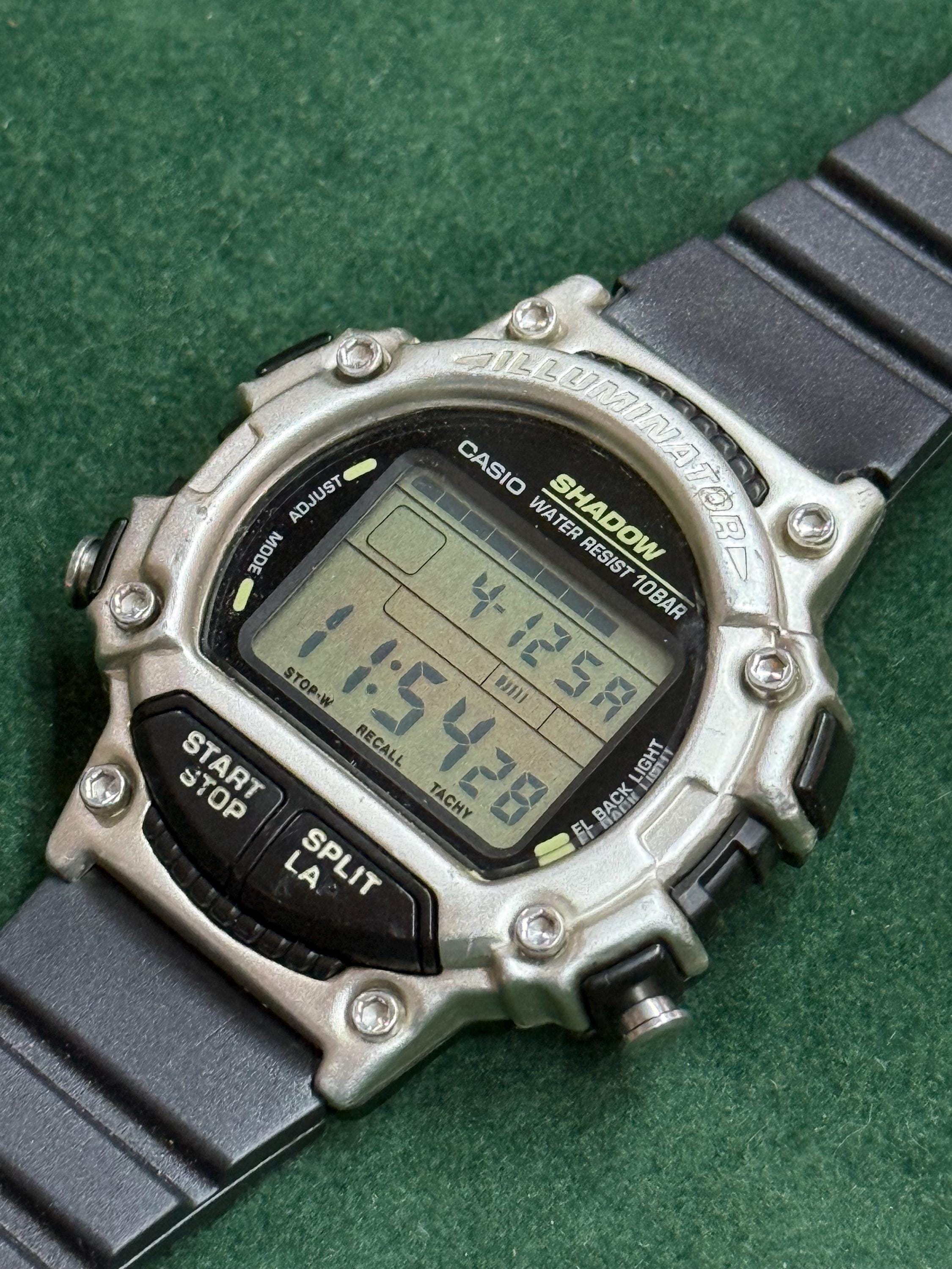 Vintage Casio Shadow SHW-103 Digital Watch Rare - Etsy