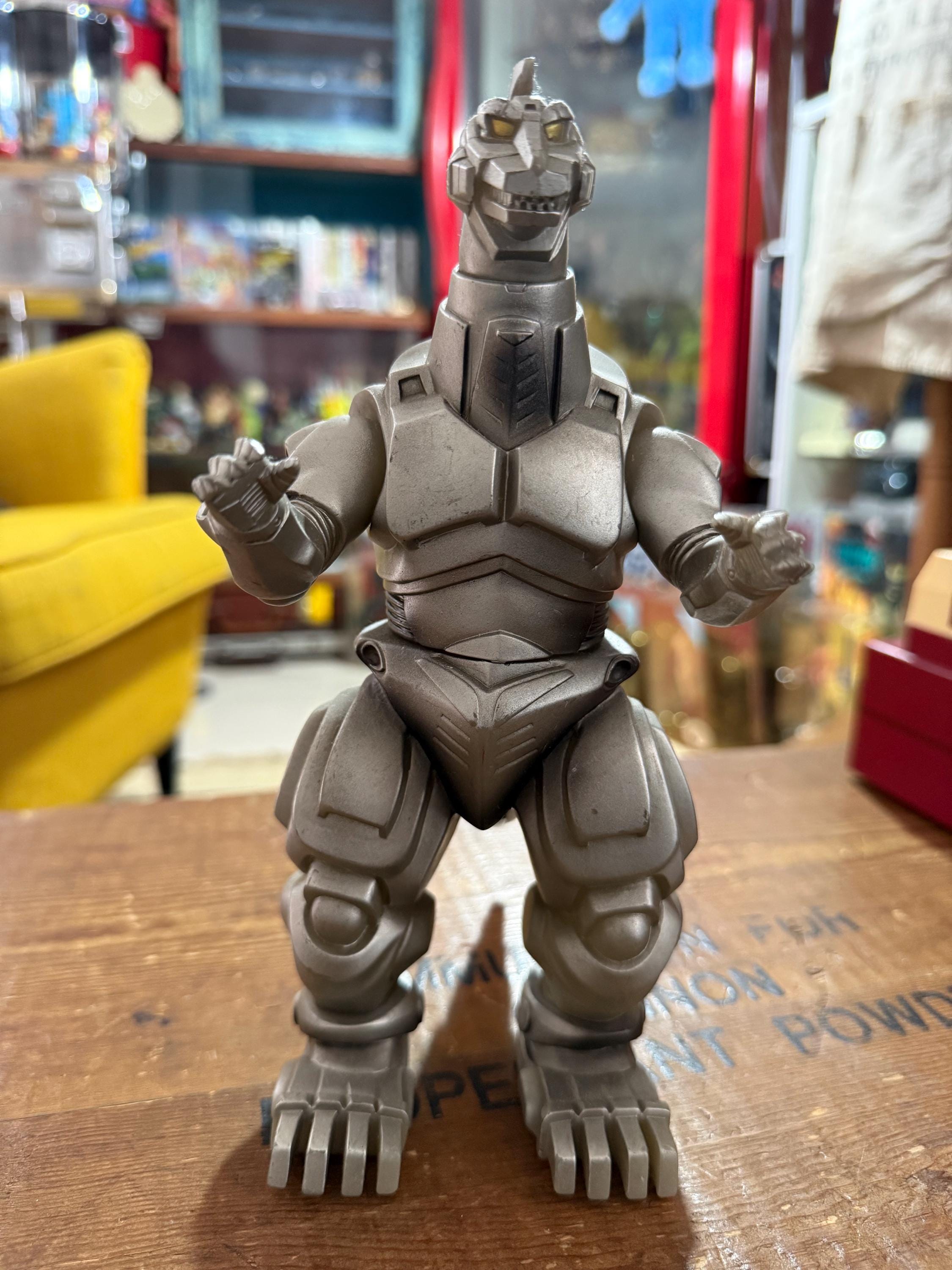 Vintage Bandai 1993 Mechagodzilla Heisei Godzilla Figure 9” Japan