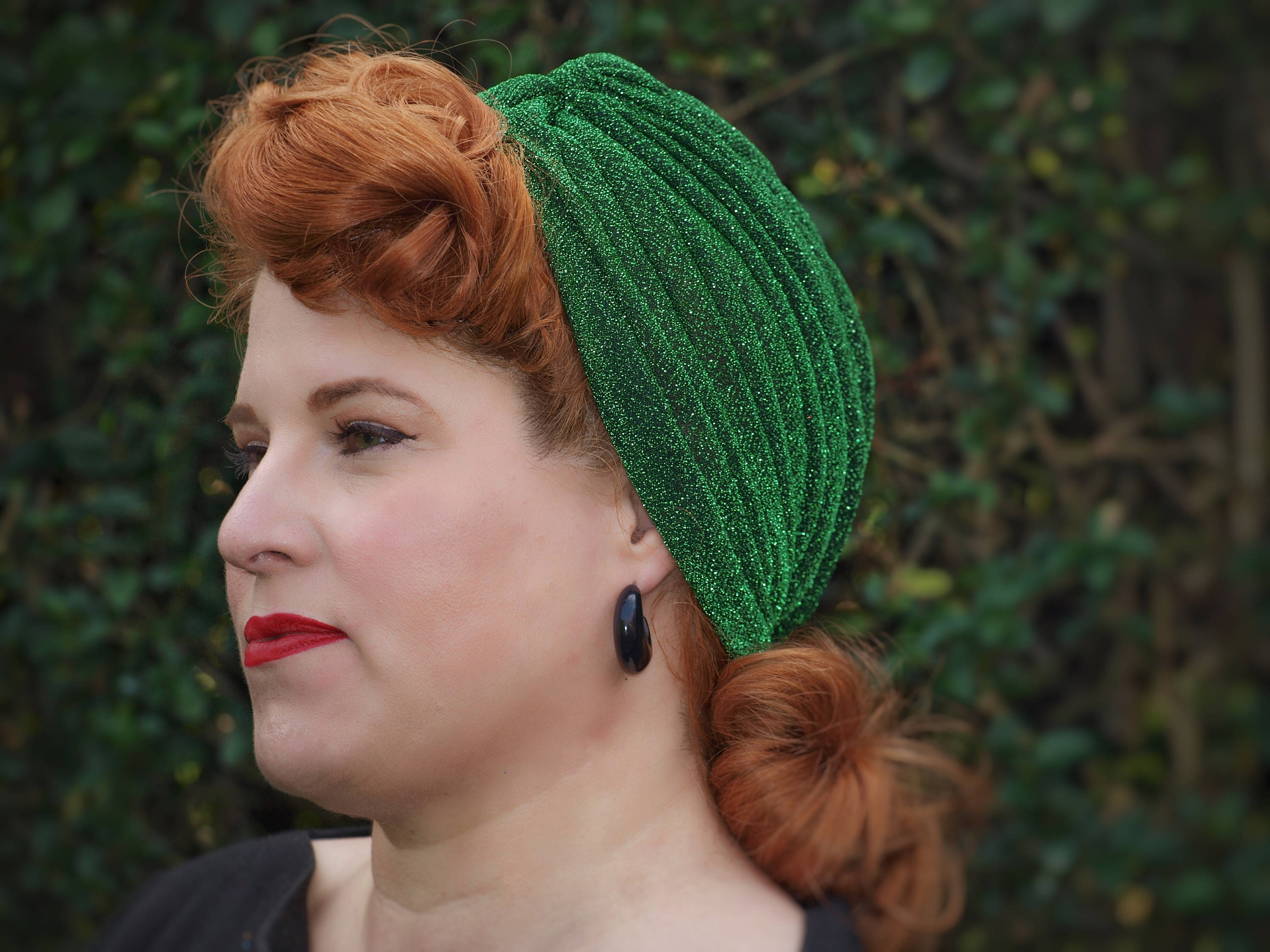 Vintage style turban The Lana 1940s style | Etsy