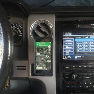 Magnetic Cell phone mount- Ford Trucks - F150, F250, F350, Perfectly Integrated into dash