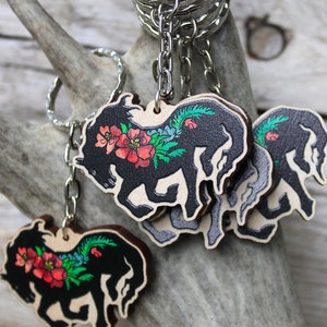 Horse of Spring keychain