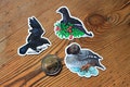 Bird stickers product logo