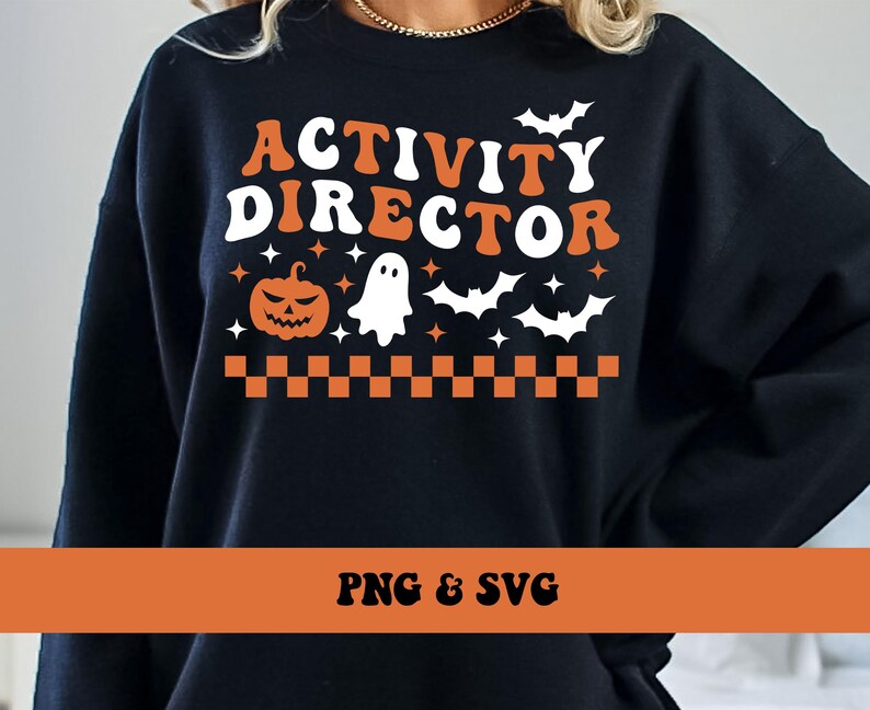 Activity Director Halloween PNG and SVG Healthcare Assisted Living