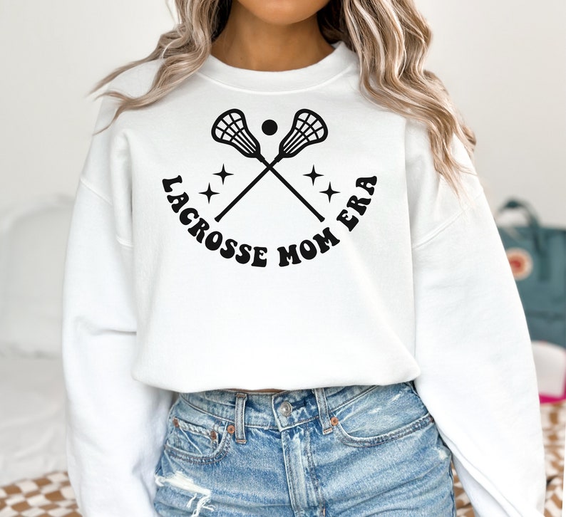 In My Lacrosse Mom Era SVG and PNG, Groovy Retro Sports Lacrosse Mom Front and Back PNG and svg image 5