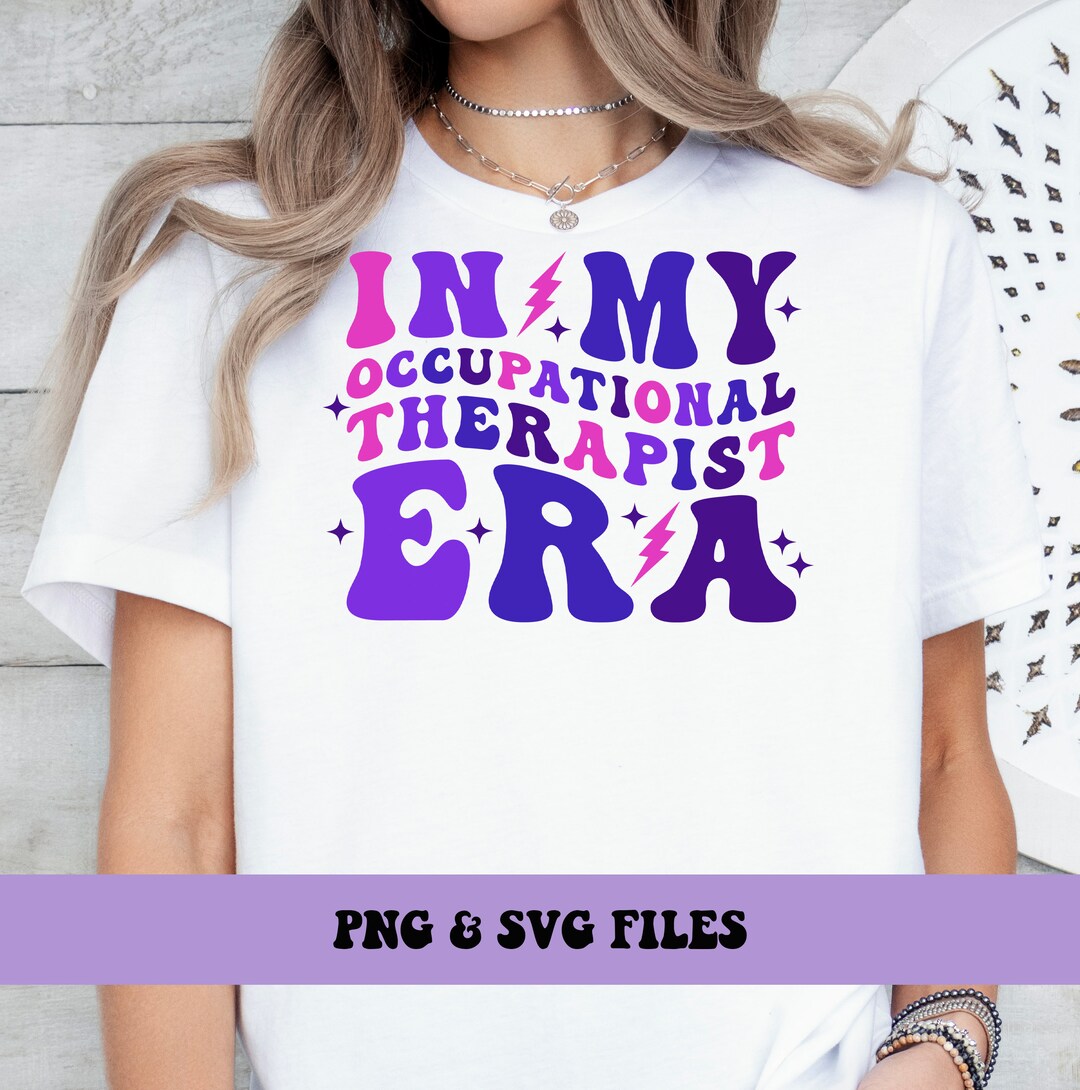 In My Occupational Therapist Era SVG and Png, Retro Groovy OT OTA ...