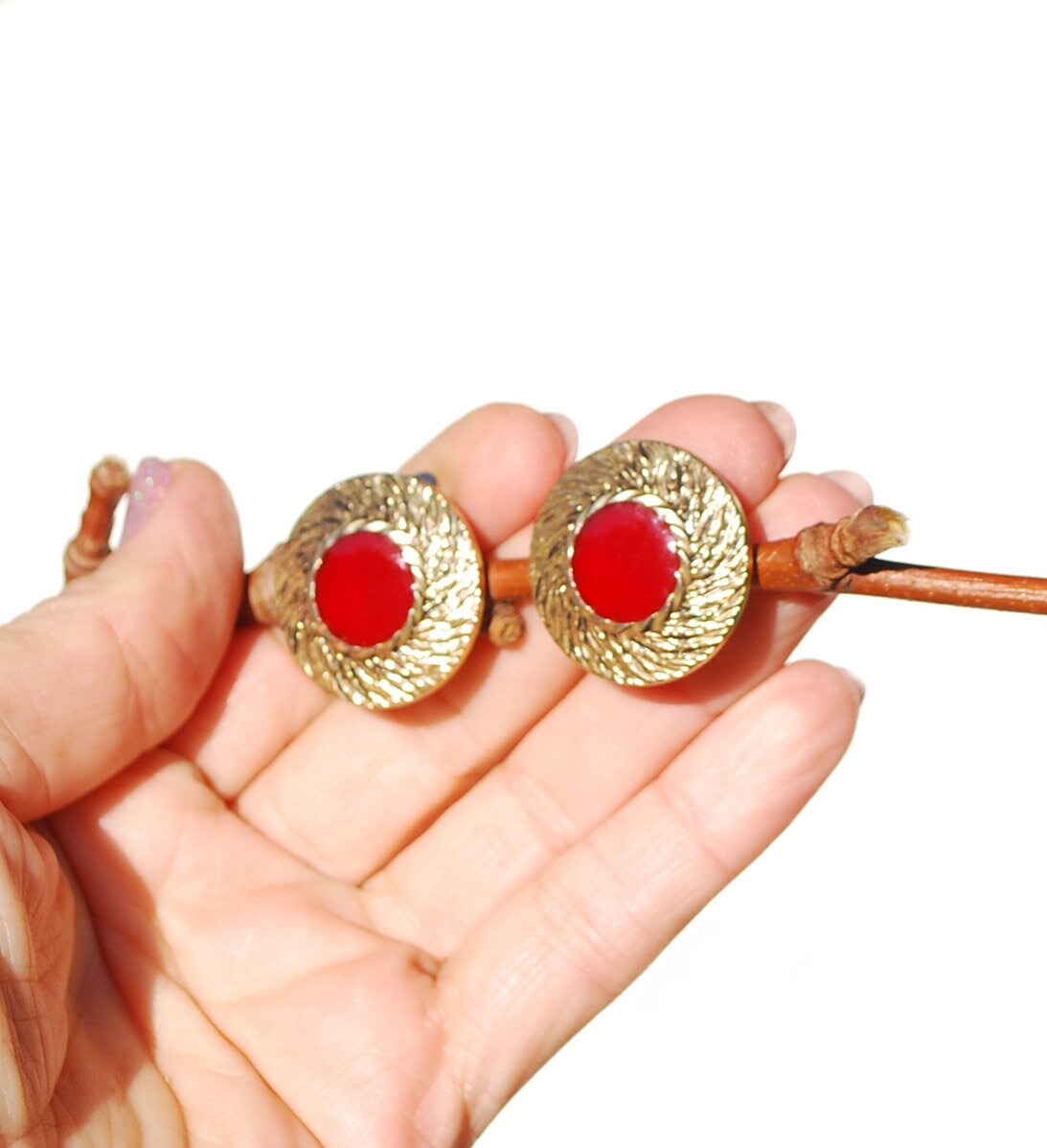 Boucles d'oreilles fantaisie tombantes résine – Bijouxmode