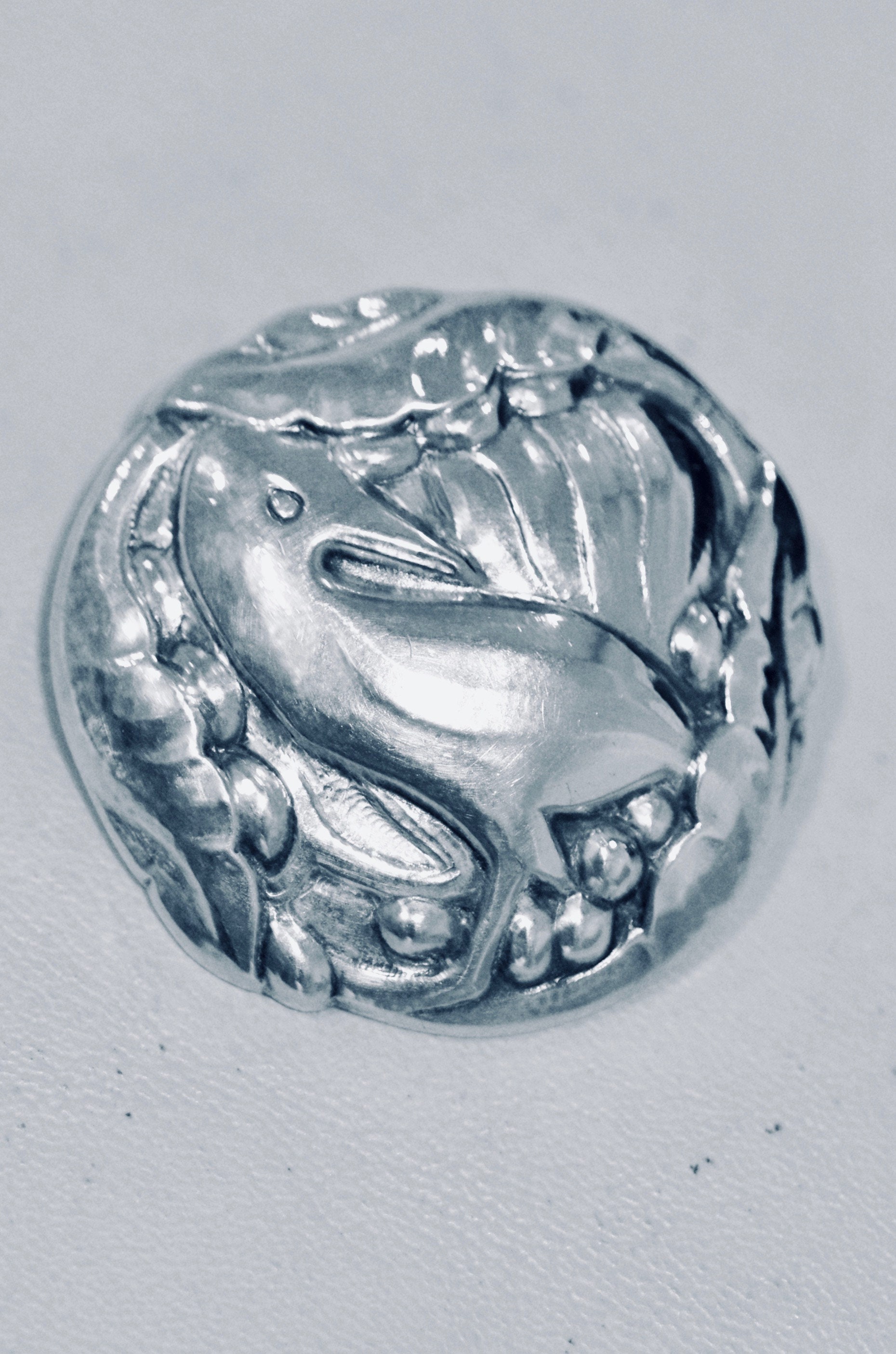 Art Nouveau Georg Jensen Sterling Silver Capercaillie Brooch - Etsy