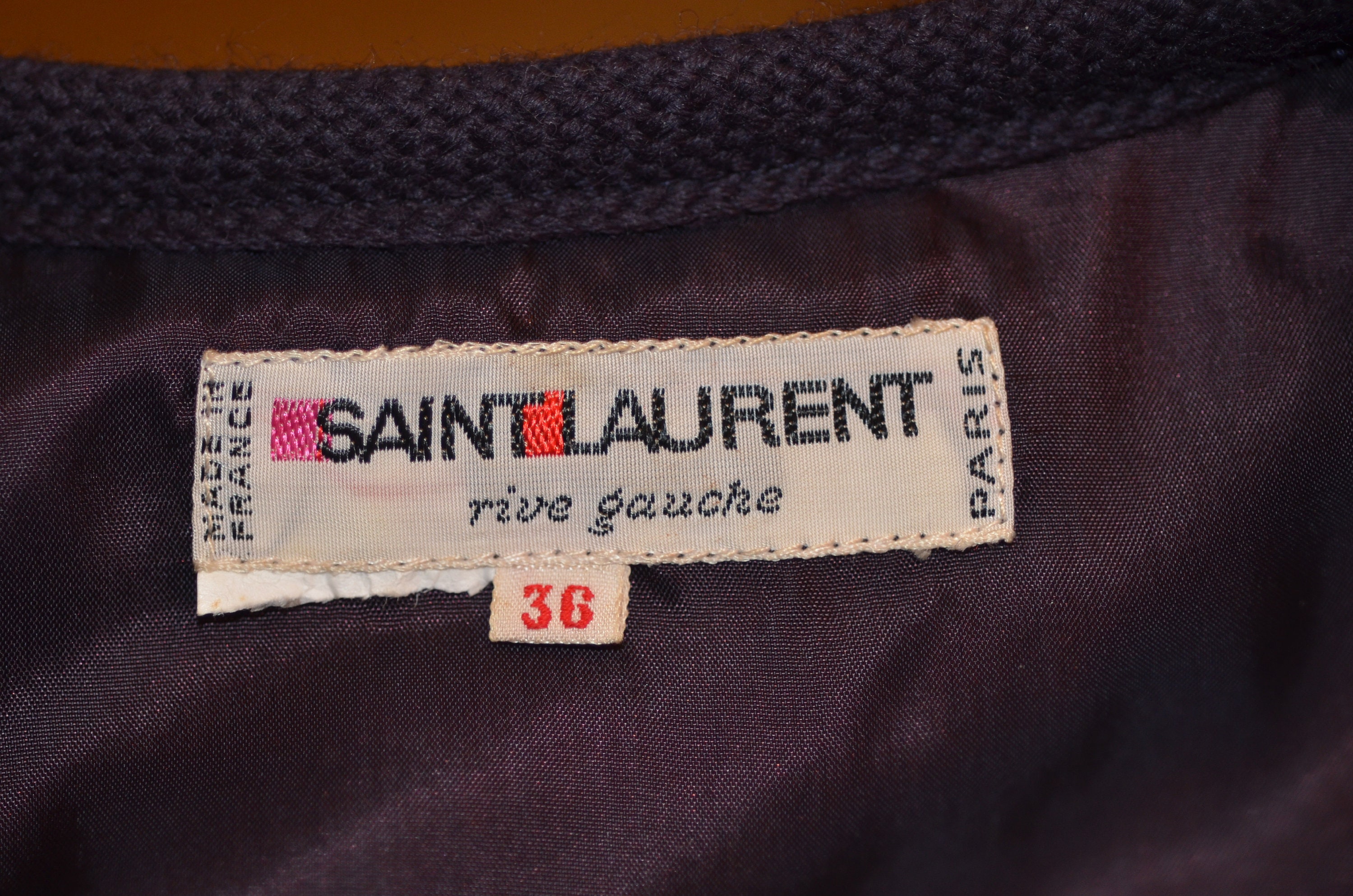 Yves Saint Laurent Vintage Russian Collection rive Gauche Dress 1976 - Etsy