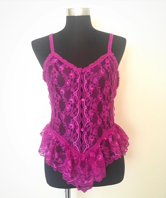 Vintage lingerie teddy // 1970s Kayser loungewear