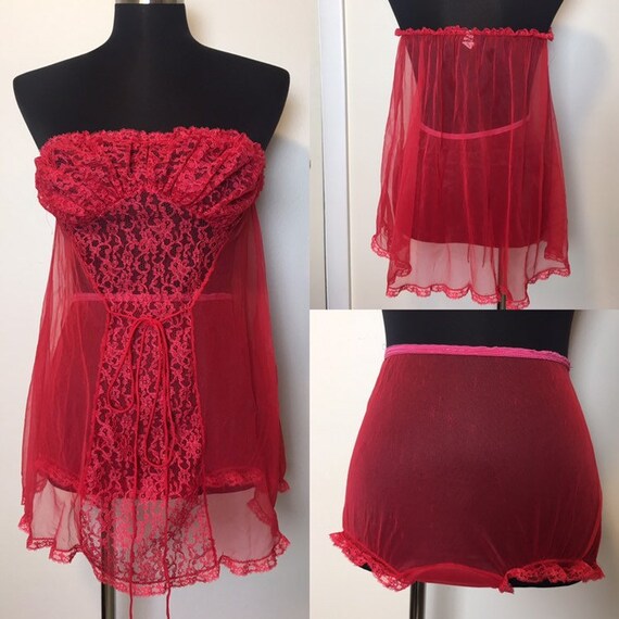 Vintage Blancher lace lingerie set