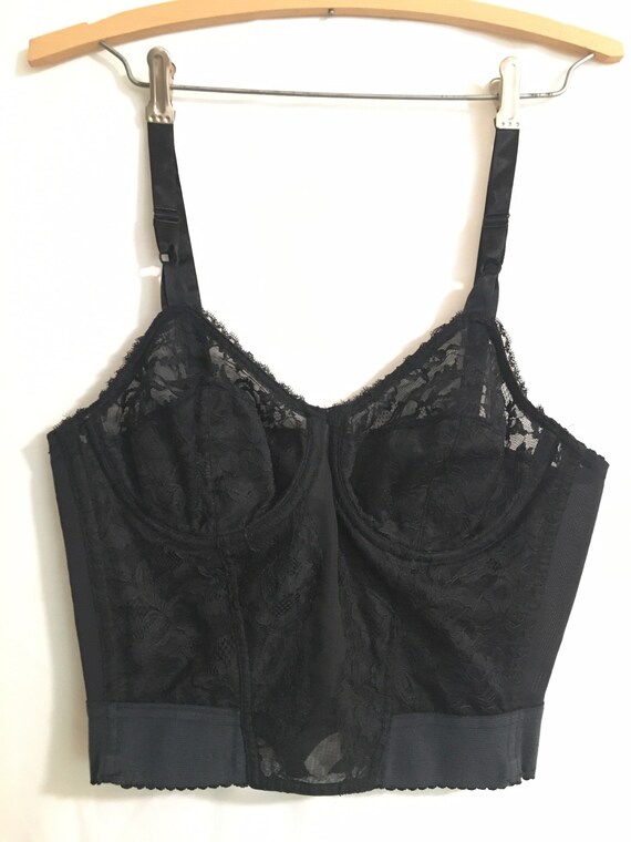Vintage Vanity fair bustier // 1950s longline bra