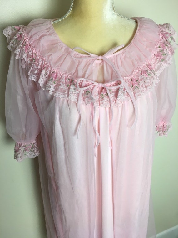 vintage Movie Star lingerie peignoir set - image 3