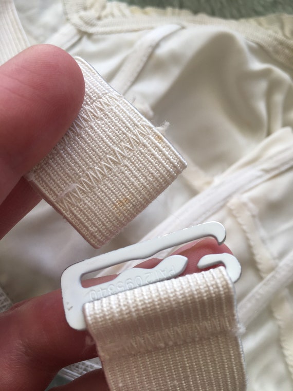 1940s strapless bra // 1940s rayon lingerie - image 7