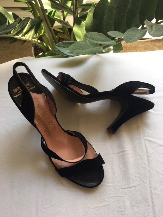 1940s heels // Vintage slingback pumps