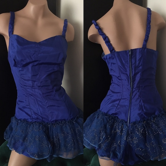 Vintage handmade dance costume showgirl tutu