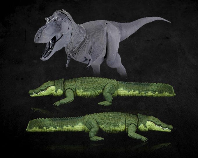 Custom Repaint Order 1X BOTM T. Rex & 2X Crocodiles - Etsy