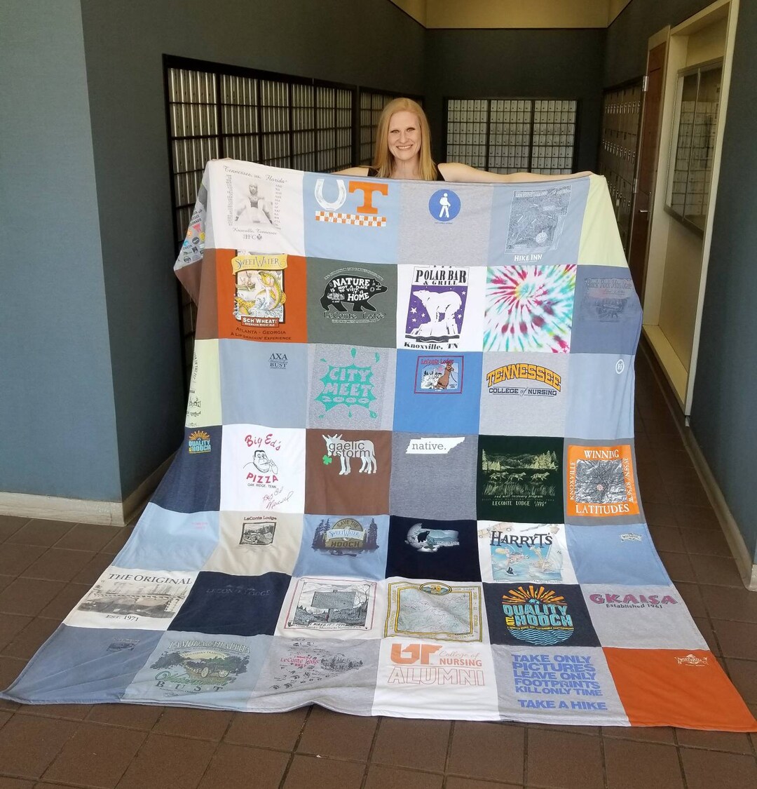 NATURE Gift, Memory Blanket, Tree Hugger Gift, Hiking Gift, Camping