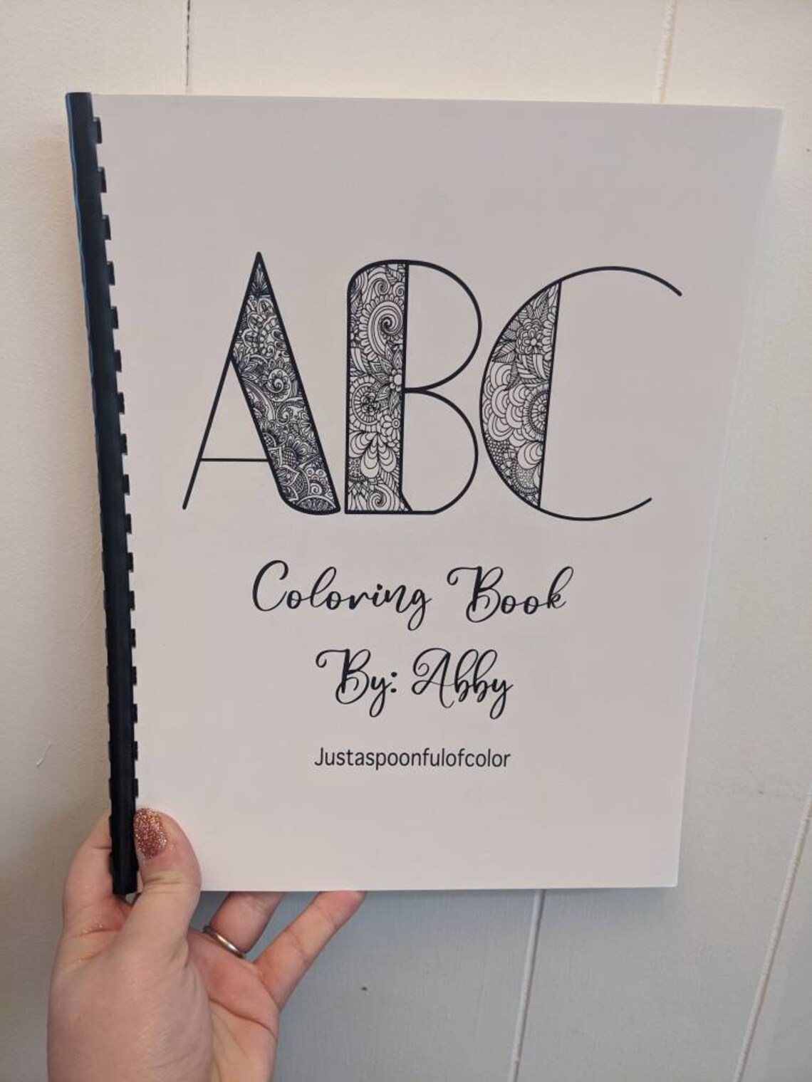 Letter Calming Coloring Book - Etsy