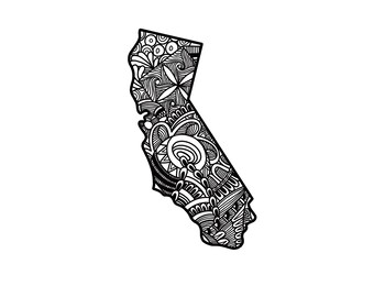 California state sticker