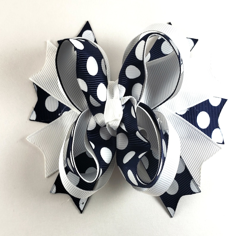 Hair bow for little girlsHair AccessoriesLittle Girls Hair BowsToddler Hair BowsPonytail Bowshair clips for girlsPolka dot Hair Bows