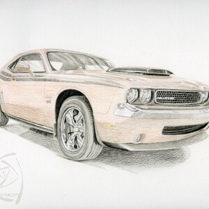 Dodge Challenger-afdruk