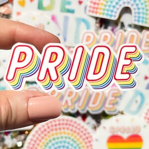 Pride LGBTQIA+ Rainbow Waterproof Sticker,LGBTQIA+ Pride Sticker,Gay Pride Rainbow Sticker,Celebrate Pride Month,Pride Month Sticker