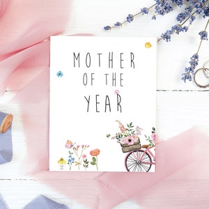 Mother of The Year Mother&#39;s Day Card,Happy Mother&#39;s Day Blank Card,Mum Day Card,Best Mom Ever Card,Mother&#39;s Day Card for friend,Made in USA