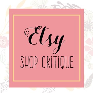 Etsy Shop Critique Etsy Shop Help Etsy SEO Help Shop Review Help for Etsy Sellers Listing Critiques Etsy Help Etsy Critique image 10