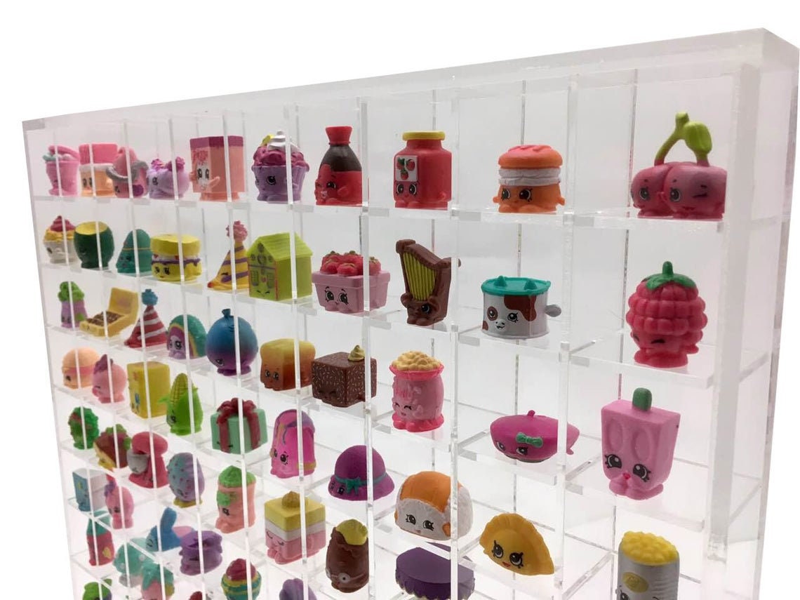 Wall Hanging Acrylic Mini Brands Display Case 100 Openings Etsy