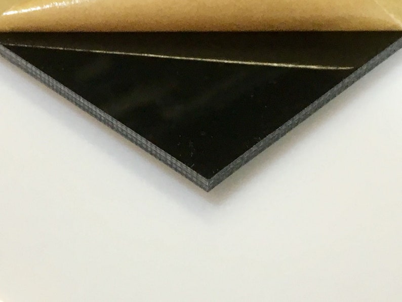 Black Acrylic Sheets 2025 3/16 Thick | Etsy