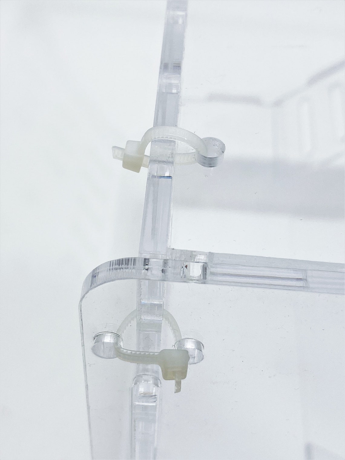 Extra Large Clear Acrylic Hamster Cage W/ White Acrylic Removable Base ...