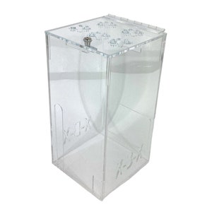 Clear Acrylic Gaming Console Security Case Compatible with X Box Series X