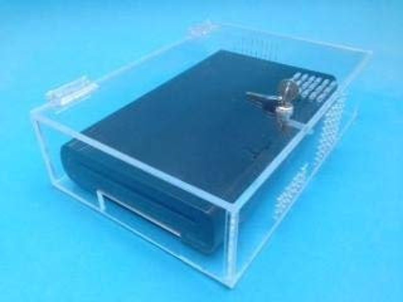 Nintendo Wii U Acrylic Video Game Console Security Case Etsy