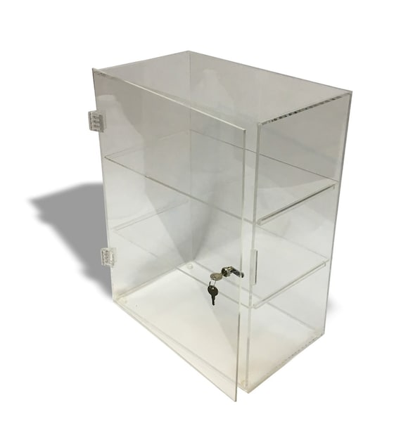 Large Acrylic Lockable Display Cabinet