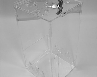 Clear Acrylic X Box Series X Console Security Display Case