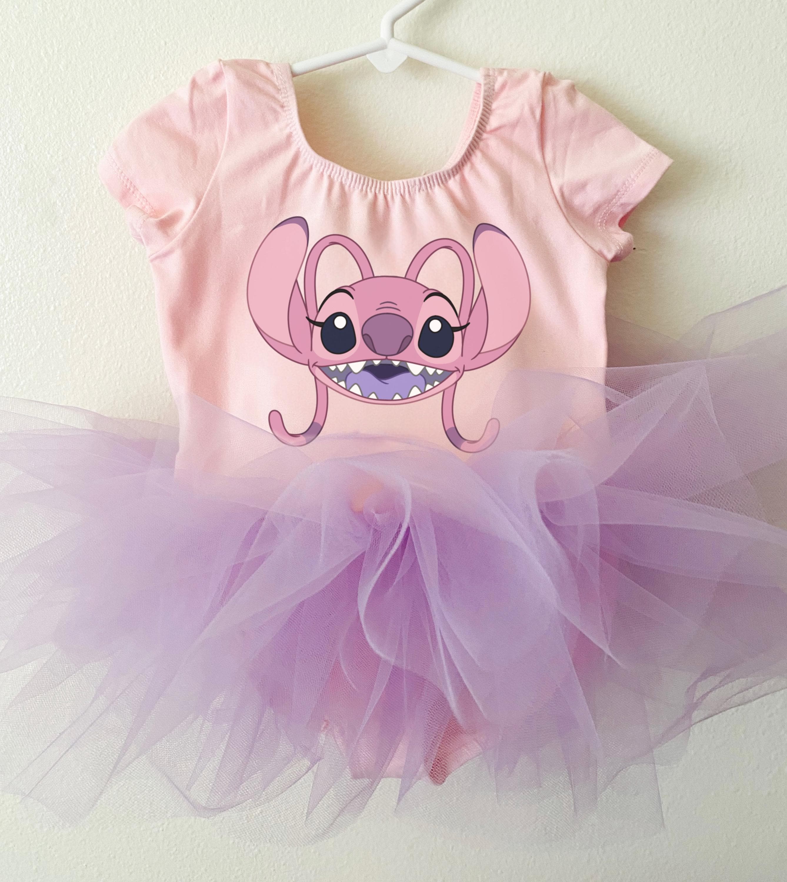 Costume Disfraz Para Bebe De Stitch Bebe Con Traje De Stitch Rosa
