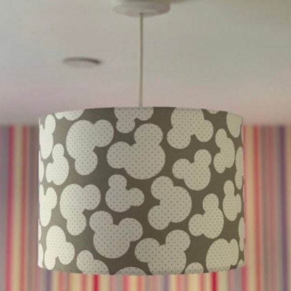 Mickey Mouse Disney inspired fabric Lamp Shade | Light Shade 30cm