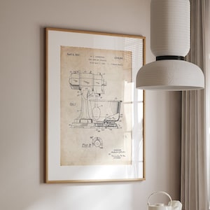 Kitchen Mixer 1937 Patent Print Wall Art Poster Blueprint Gifts