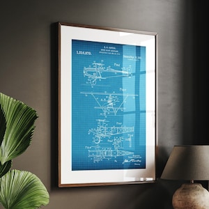 Stampa del brevetto dell&#39;aereo Speed Scout del 1919, arte murale aeronautica, poster di aerei, regalo per l&#39;aeronautica, regali per piloti, arte aeronautica, decorazioni per ufficio