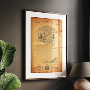 Apparatus For Producing Stage Effects 1914 Patent Print, Broadway Musical Wall Art Poster Blueprint Actor Gifts