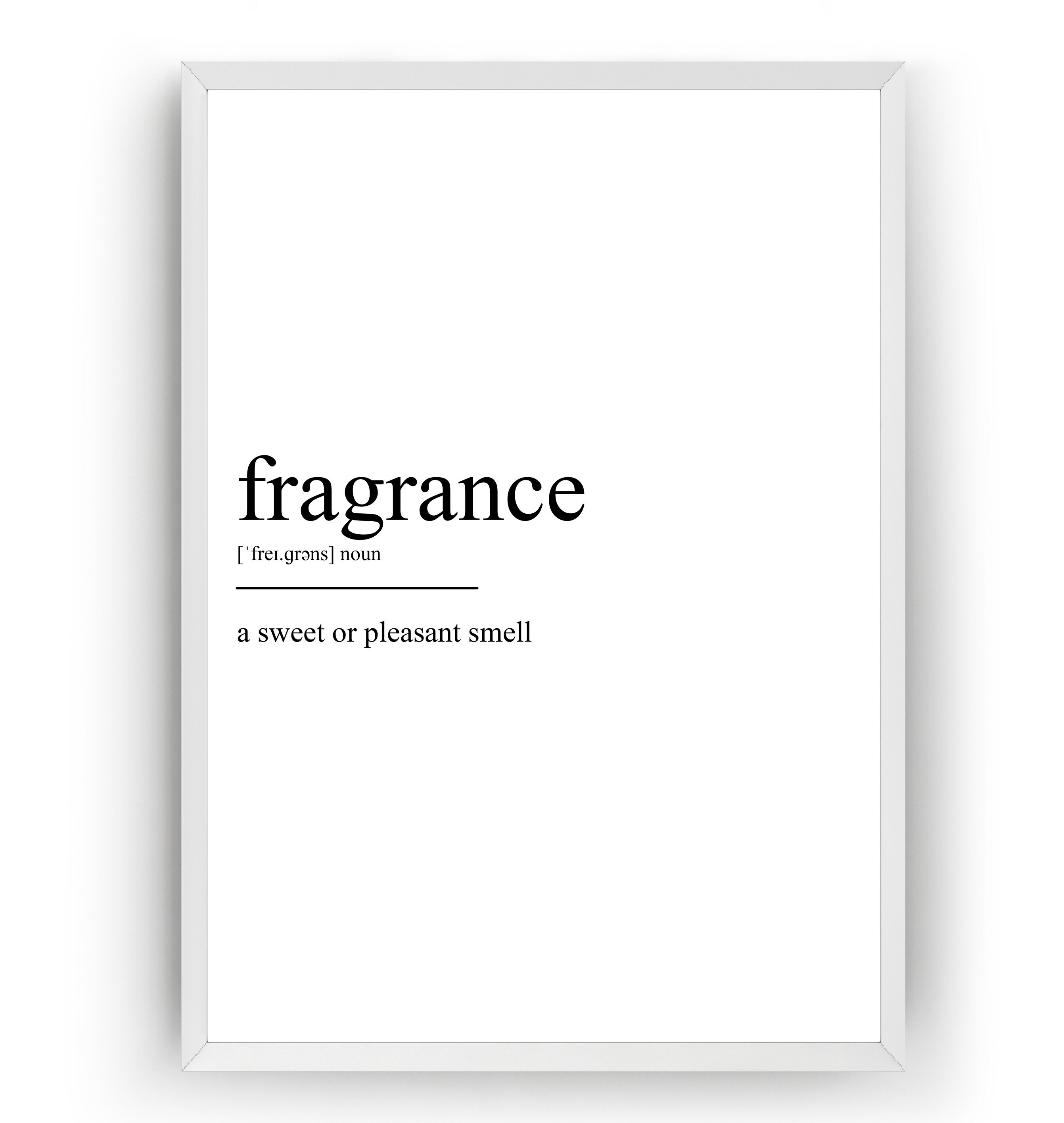 Fragrance Definition Print Etsy