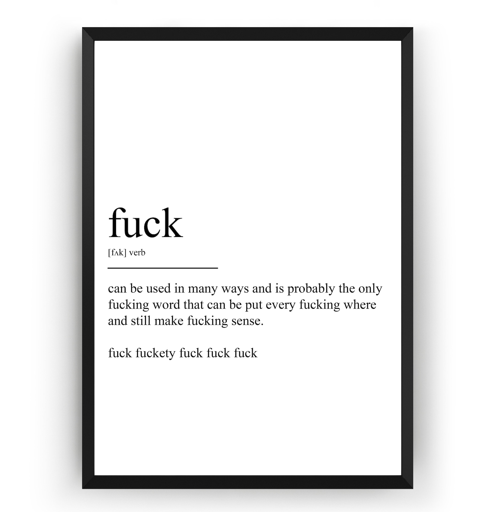 Fuck Definition Print Etsy UK fuck-definition-print-etsy-uk