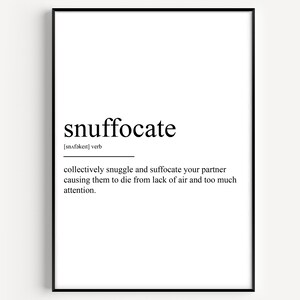 Snuffocate  Definition Print