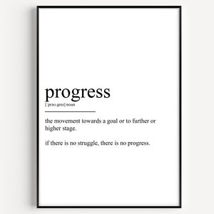 Definizione di progresso Stampa