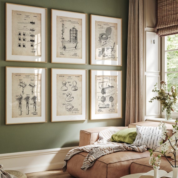 Set Di 2 Poster, Set 2 Cornici Da Parete, Gallerie A Parete 2