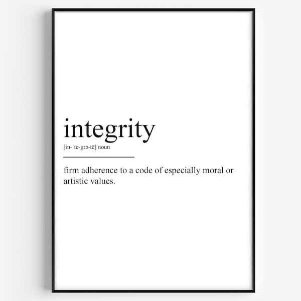 Integrity Definition Print - Version 4