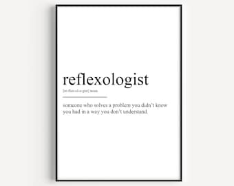 Reflexologist Definition Print