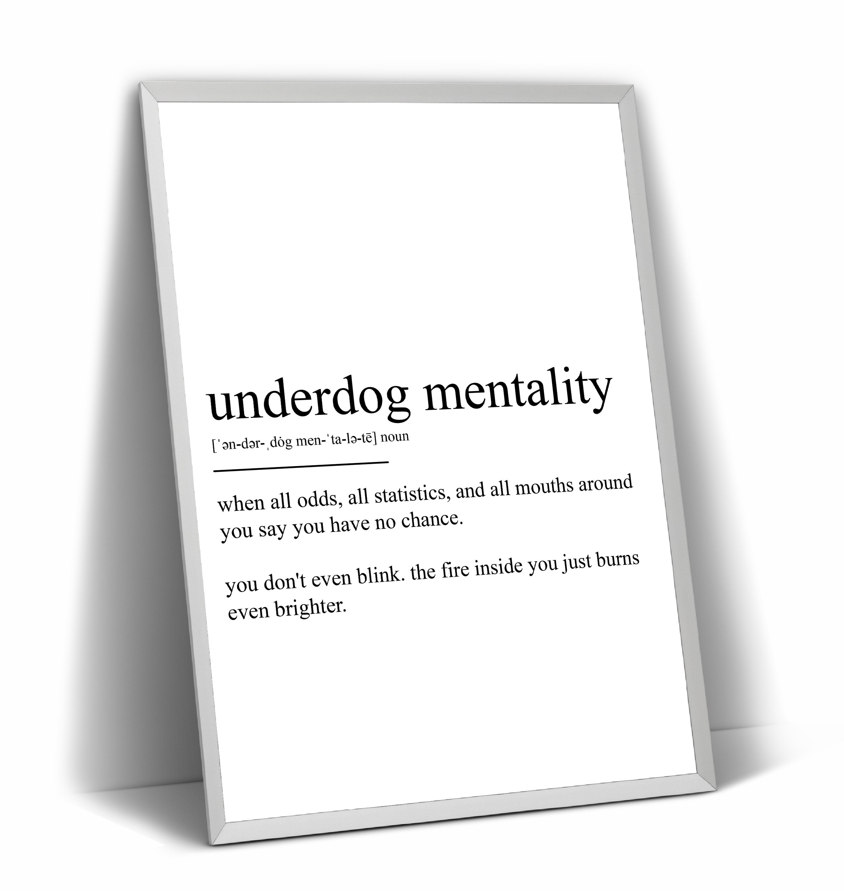 What Is The Meaning Of Under Dog Il 1zls 