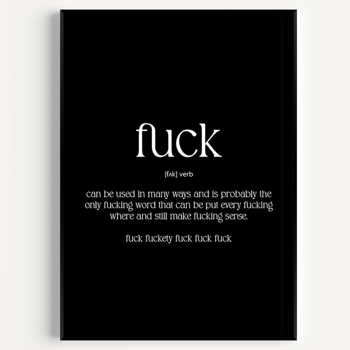 Fuck Definition Print Etsy fuck-definition-print-etsy