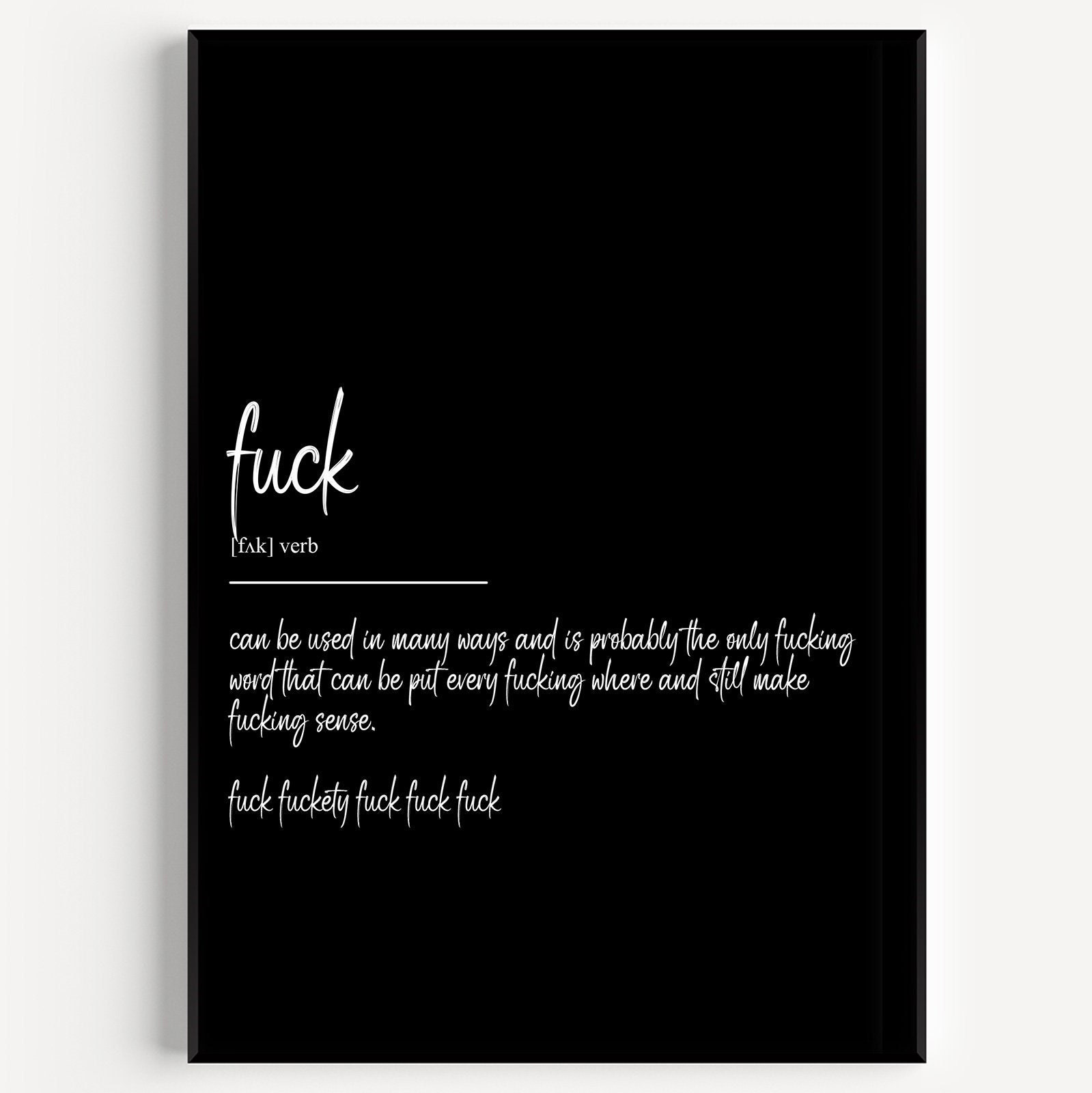 Fuck Definition Print Etsy fuck-definition-print-etsy